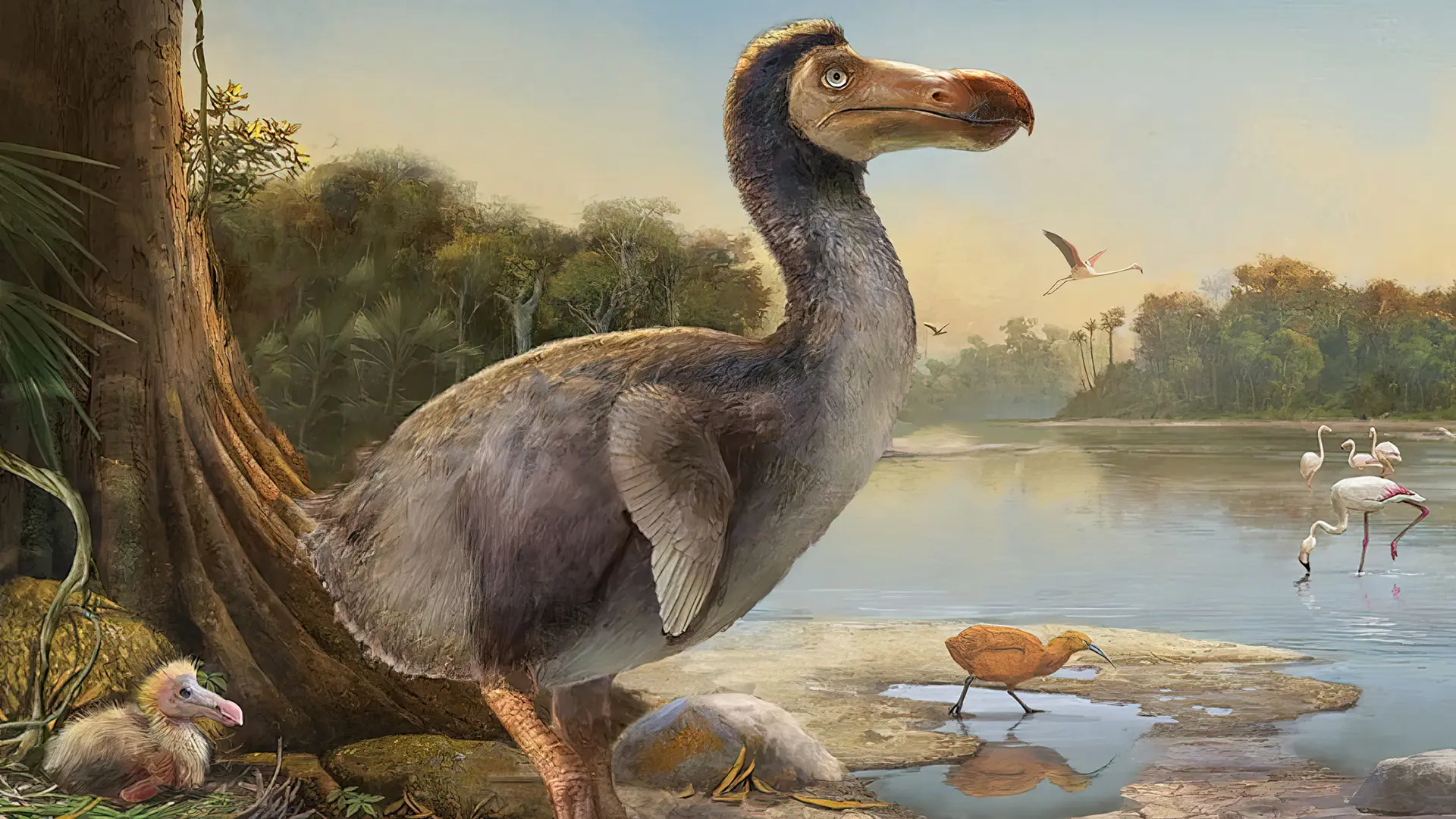Illustration af Dodo fuglen